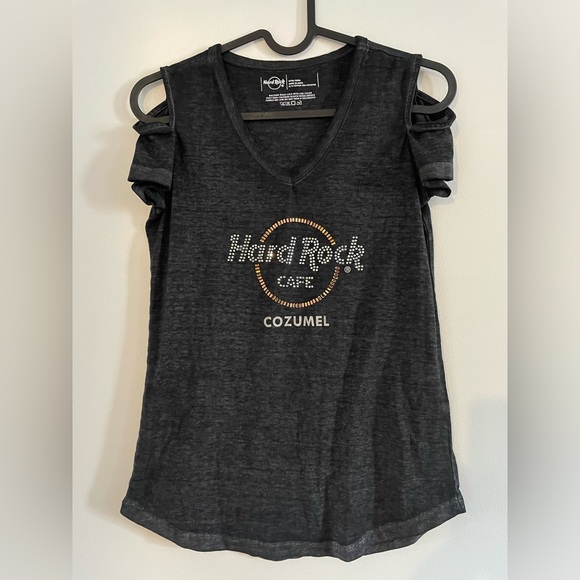 Hard Rock Cafe off shoulder top - Picture 1 of 1